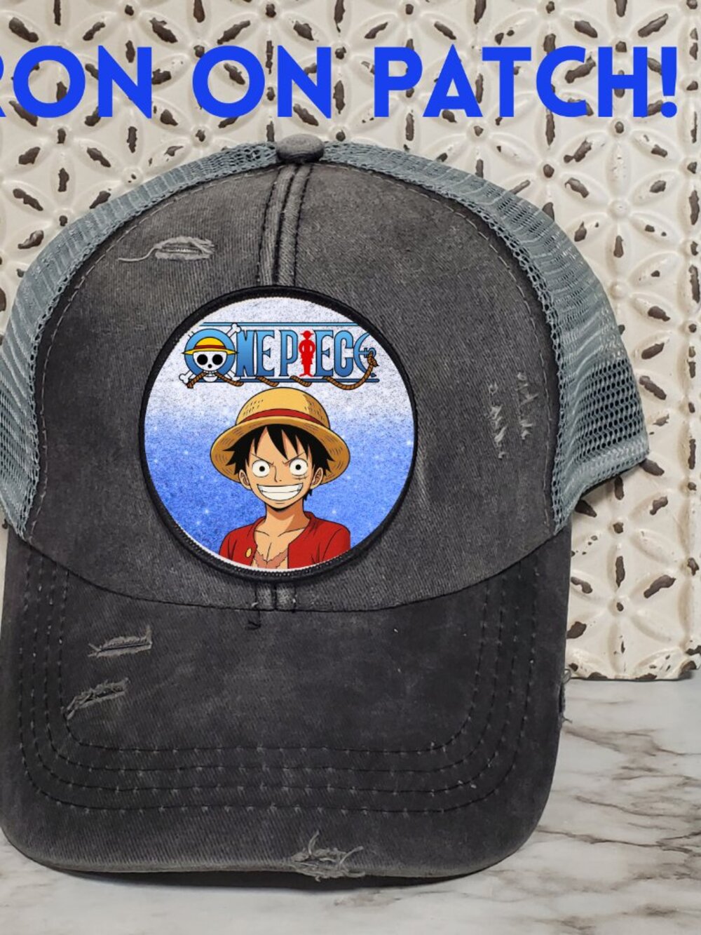 Luffy One Piece Iron on Patch